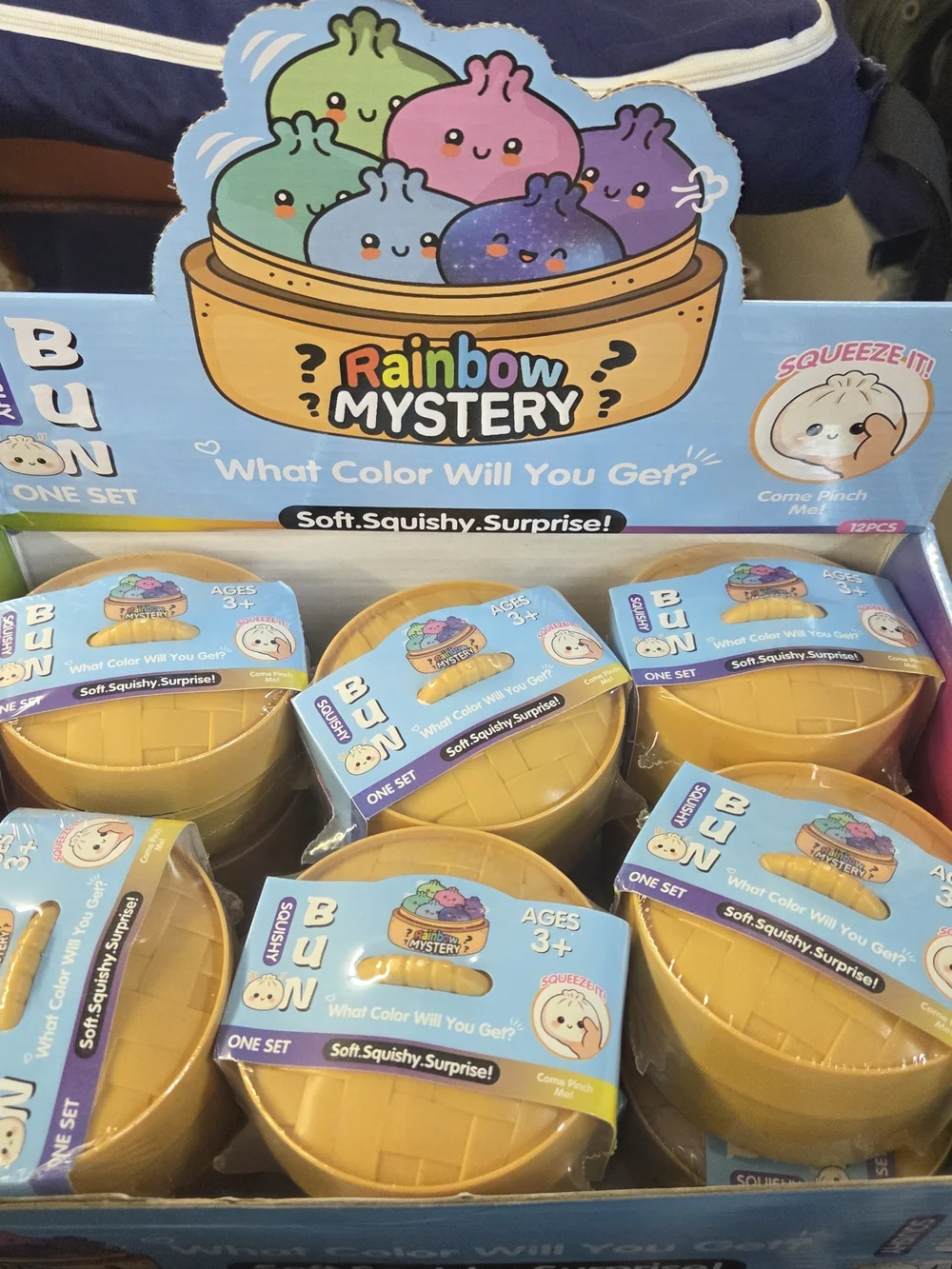Rainbow Mystery Squishy Bun Soft Surprise  New